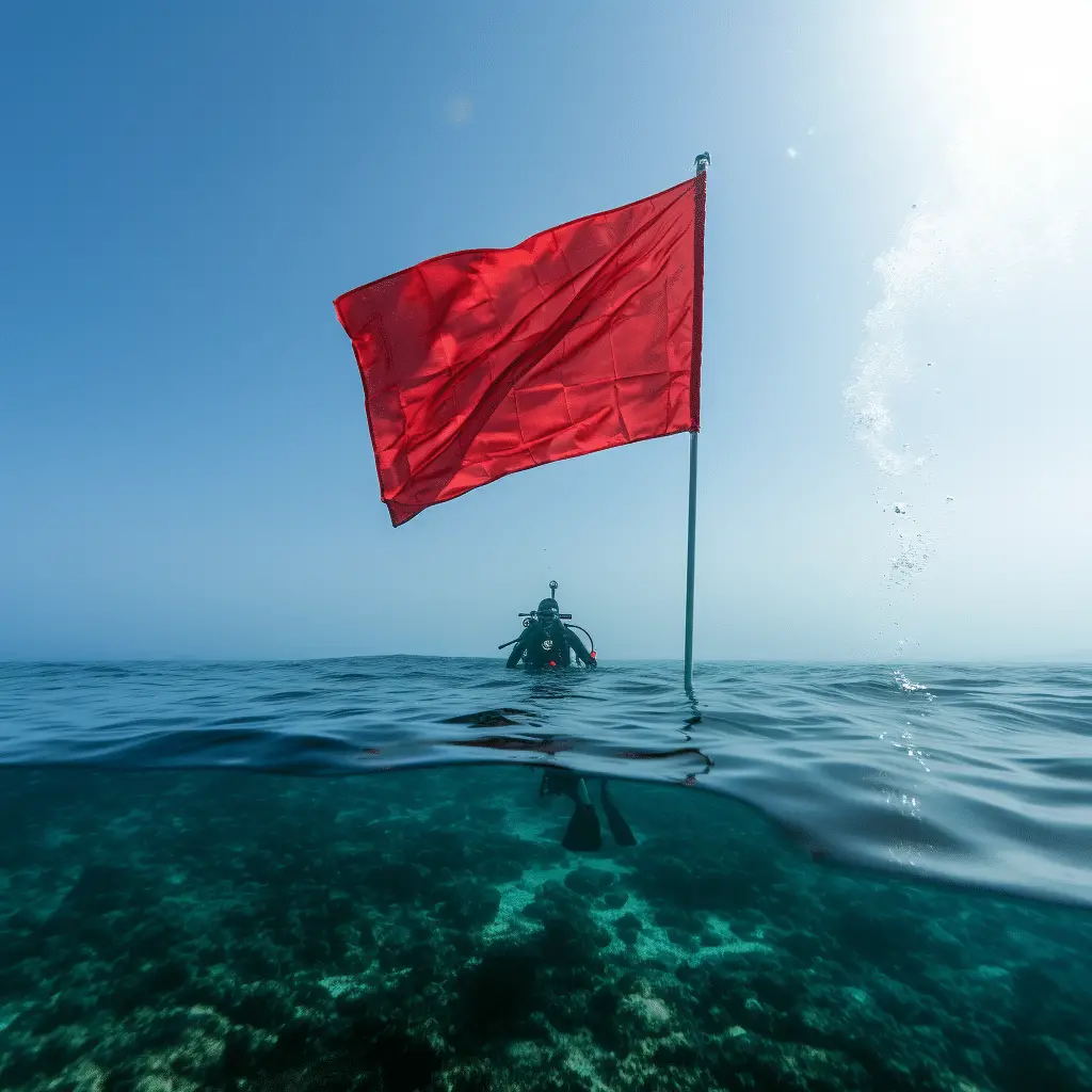 two types of diver down flags
