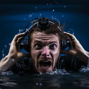 Trapped water in ears