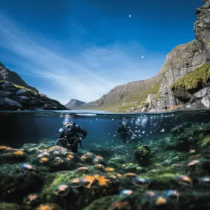 Norway underwater diving adventure