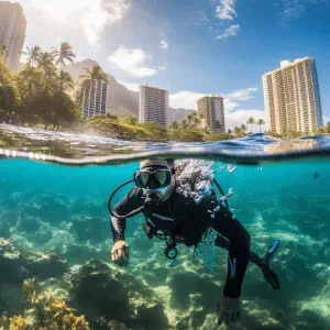 Scuba diving in Honolulu