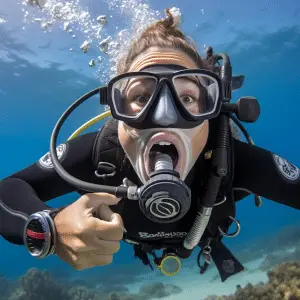 Scuba diving and farting