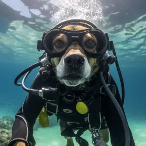 Scuba Diving with Dogs