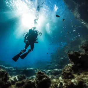 Conquering fears in scuba diving