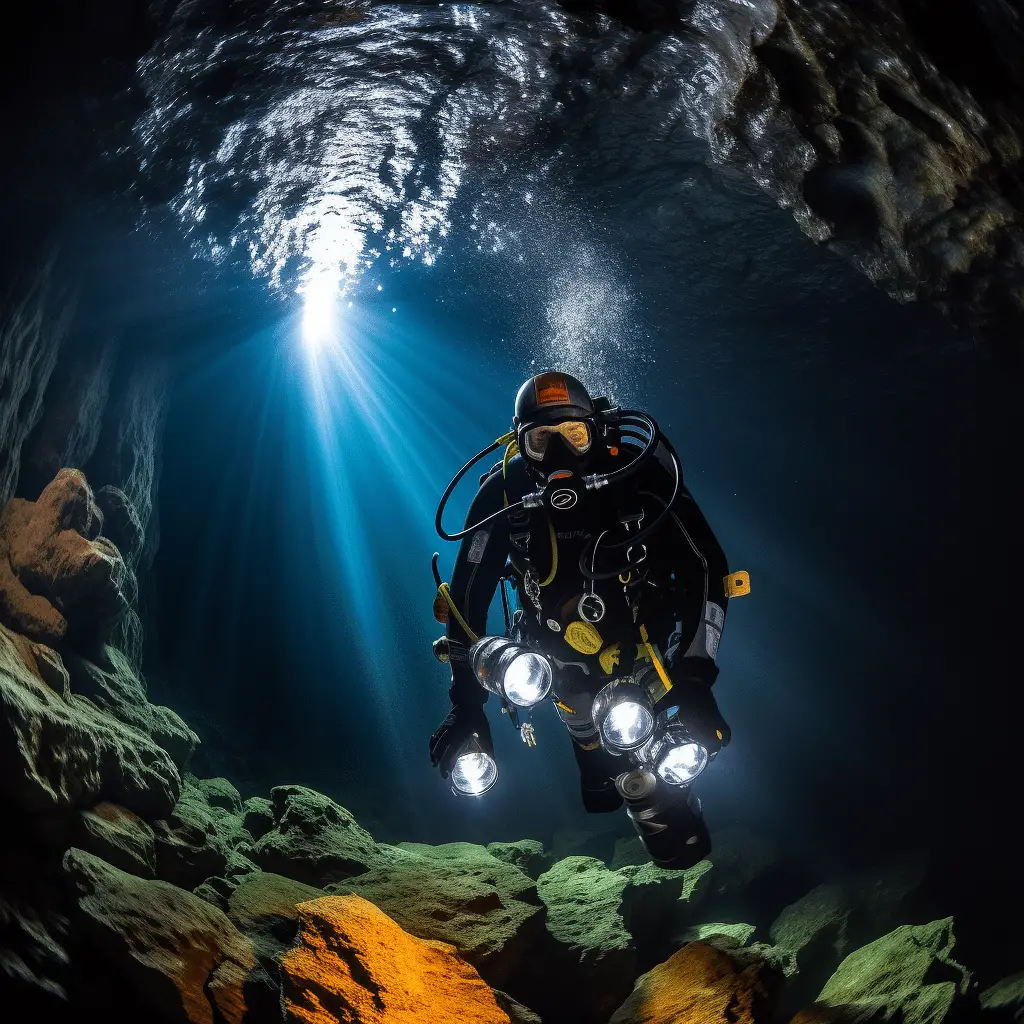 Dive Light for Cave Diving