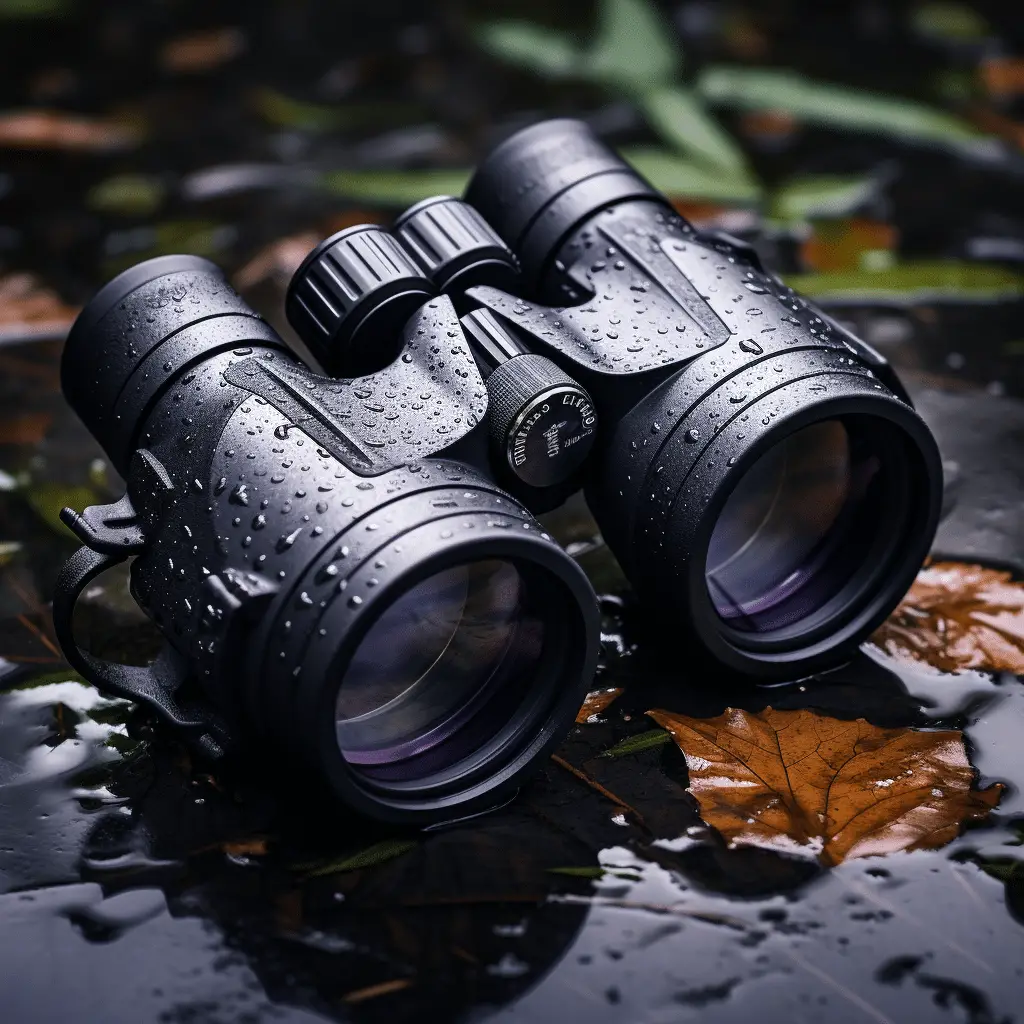 Waterproof binoculars