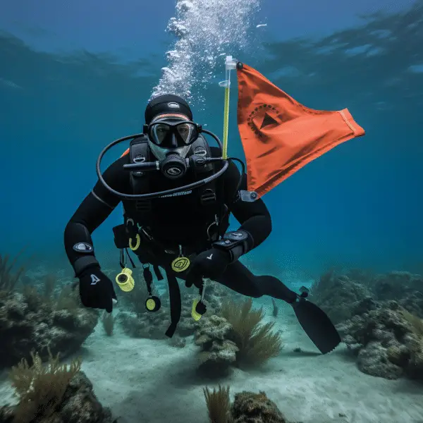 scuba diving safety dive flags