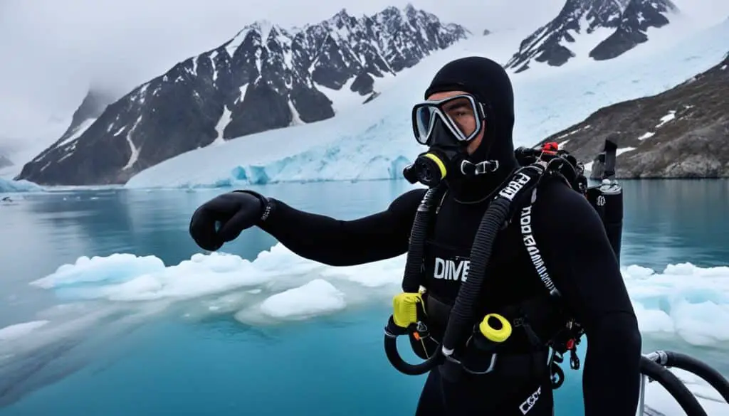 exposure protection for cold water diving