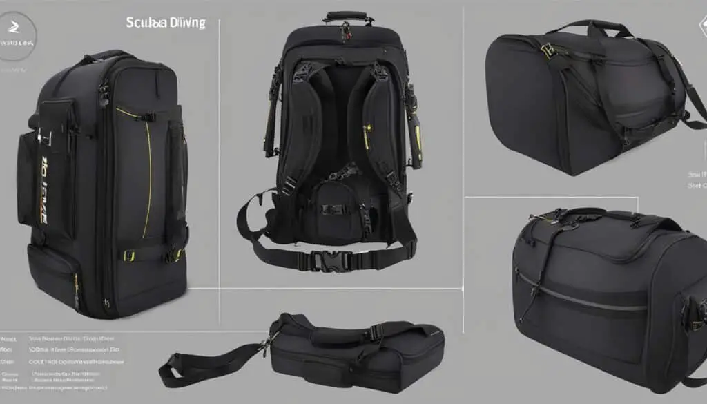 scuba diving gear bag