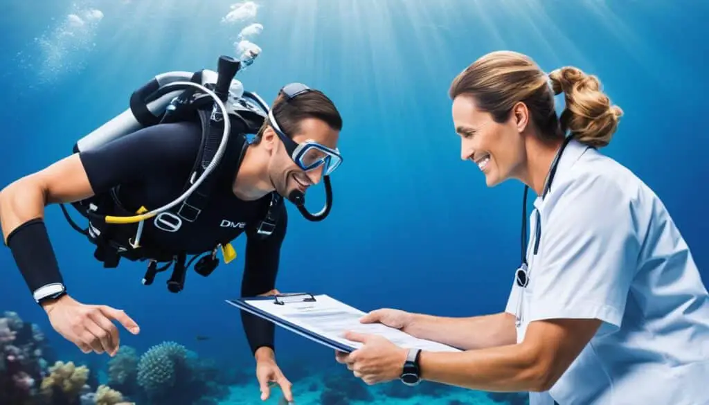 healthy diving lifestyle