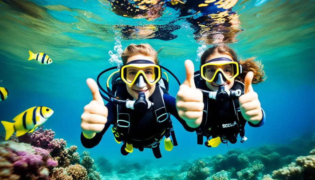 scuba diving safety for kids