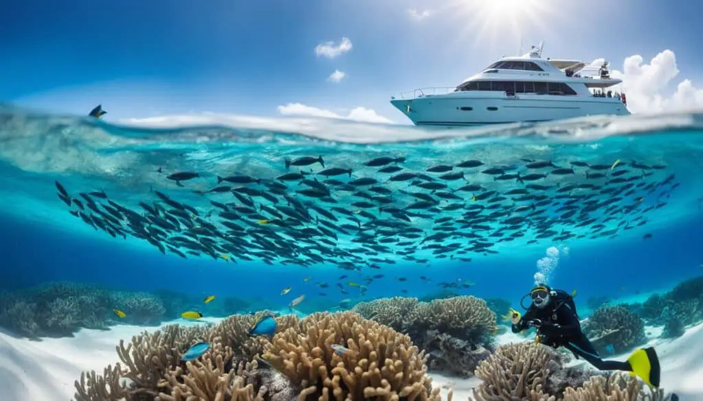 underwater adventure in the Maldives