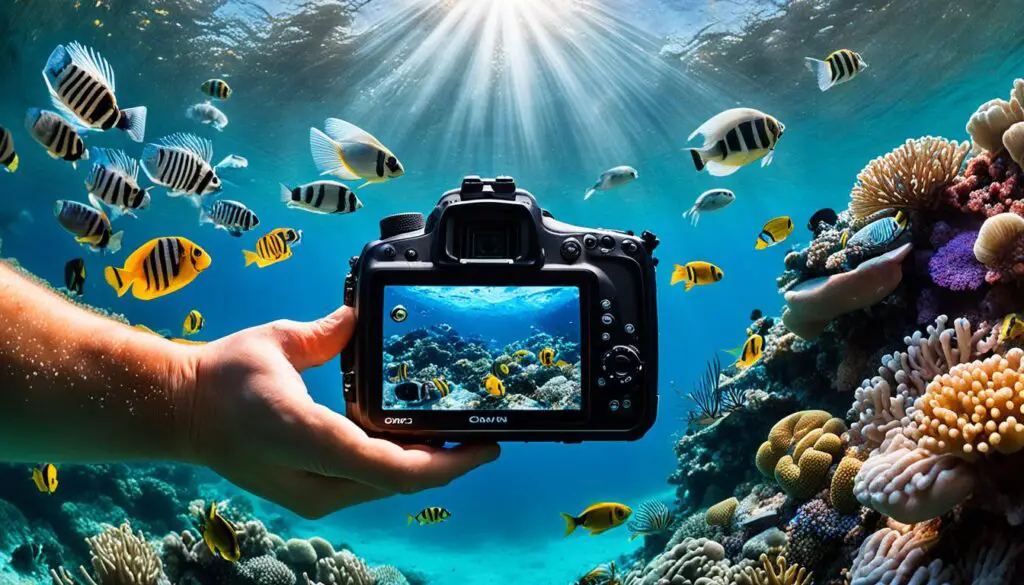 Underwater camera settings