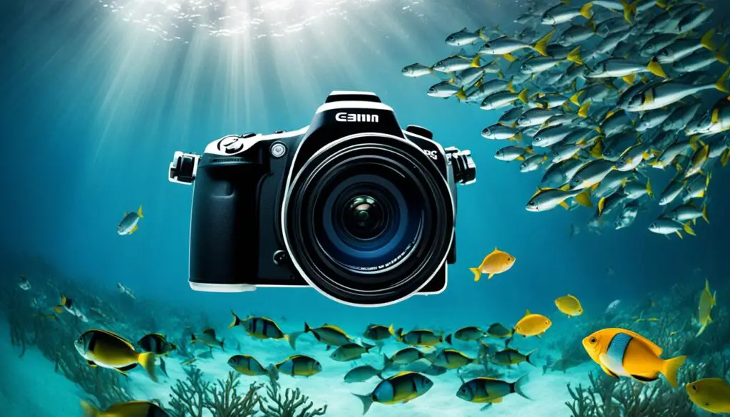 camera gimbal for underwater photography