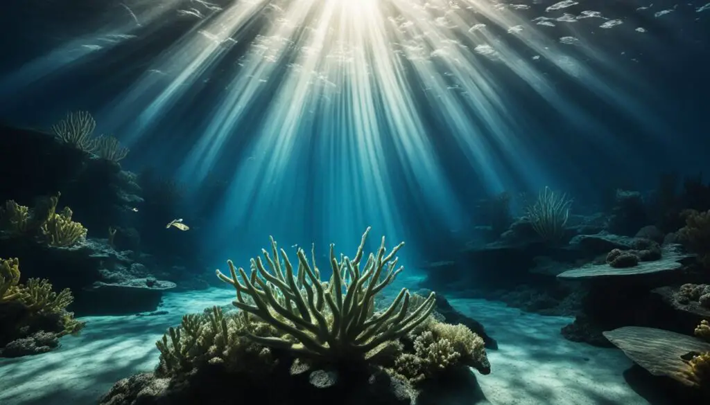 light in underwater photography