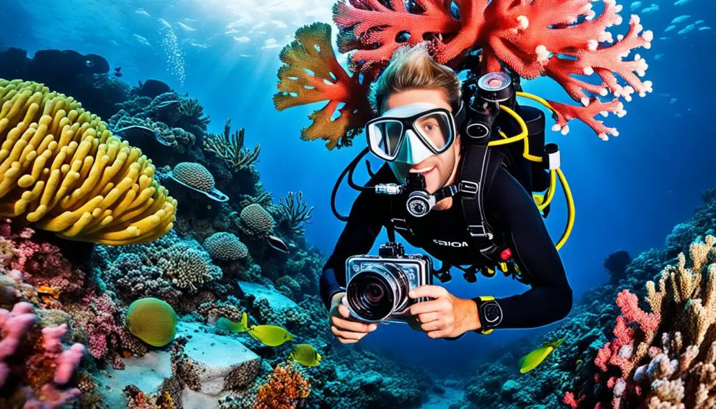 point-and-shoot underwater camera