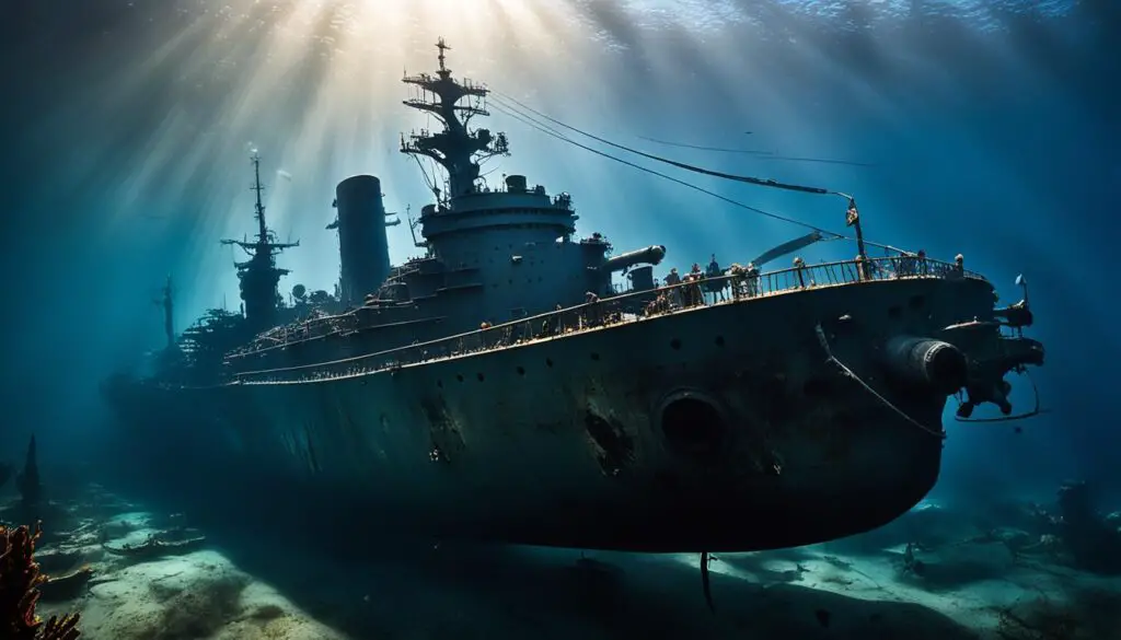 USS Oriskany underwater exploration
