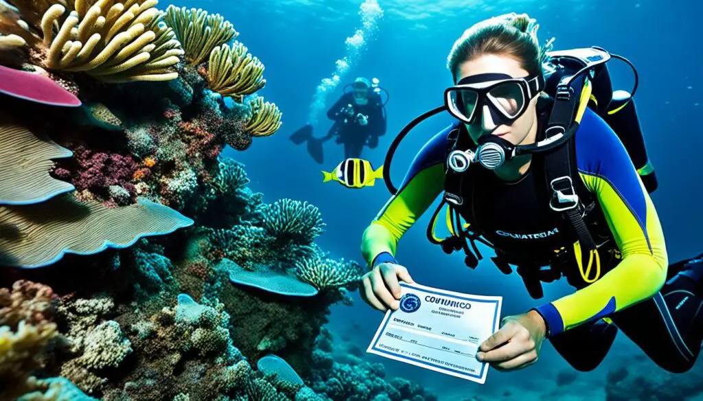 scuba diving certification